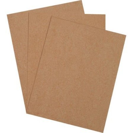 BOX PACKAGING Global Industrial„¢ Chipboard Pads, 10"L x 8"W, Kraft, 1050/Pack CP810